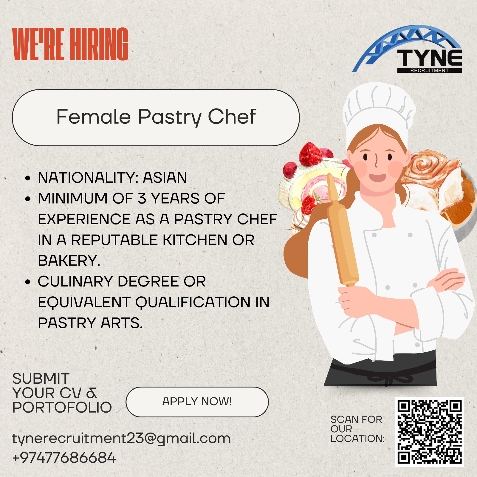 Female Pastry Chef 